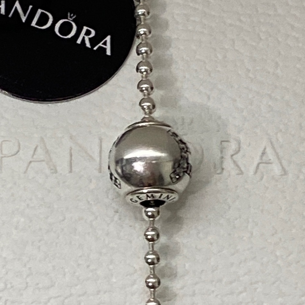 Pandora Essence Collection Silver 925 Gemini Charm - Picture 5 of 5